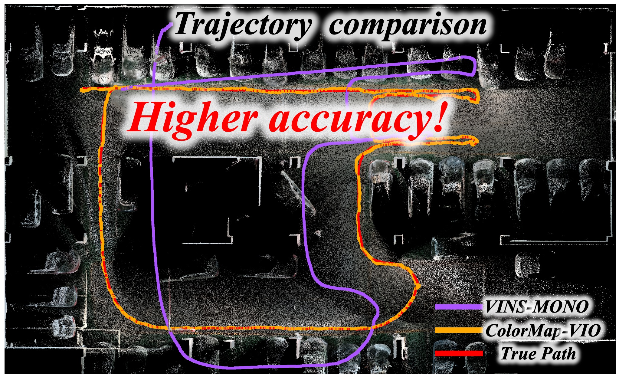 ColorMap-VIO: A Drift-Free Visual-Inertial Odometry in a Prior Colored Point Cloud Map
